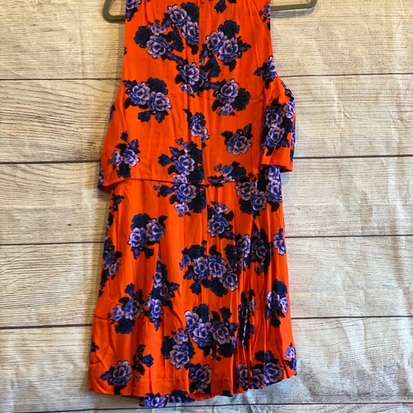 MINKPINK orange and purple sleeveless dress - Picture 5 of 6